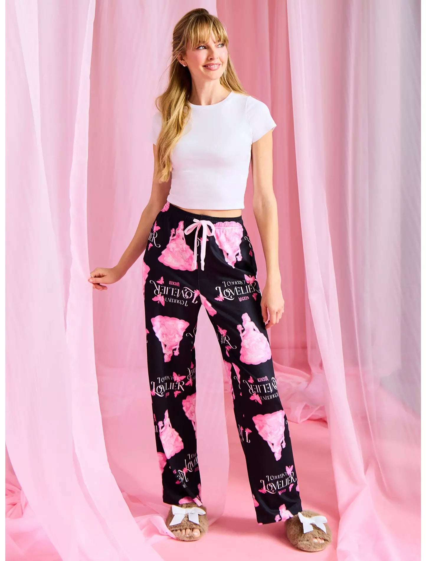 Wicked Glinda Pantalones de Pijama con Estampado Tonal
