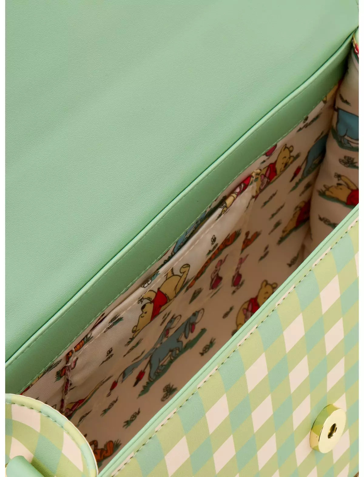 Winnie Pooh Bolsa Crossbody Floral Gingham