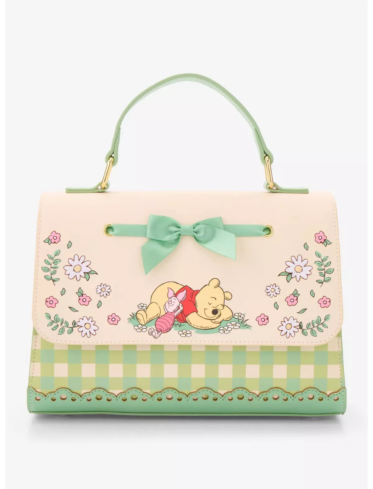 Winnie Pooh Bolsa Crossbody Floral Gingham