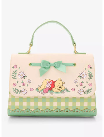 Winnie Pooh Bolsa Crossbody Floral Gingham