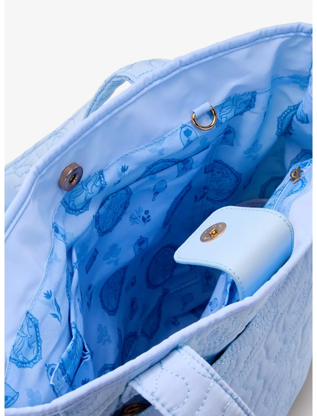 La Bella Y La Bestia Bolsa Tote Azul