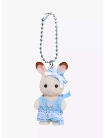 Calico Critters Bluebell Chocolate Rabbit Baby Llavero