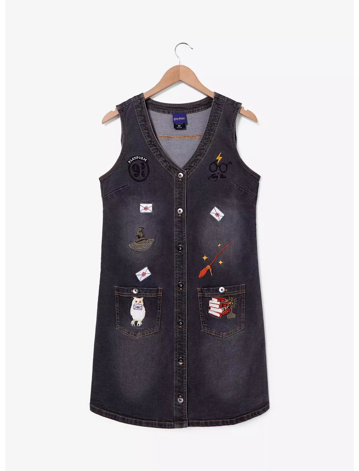 Harry Potter Icons Denim Vestido Mezclilla