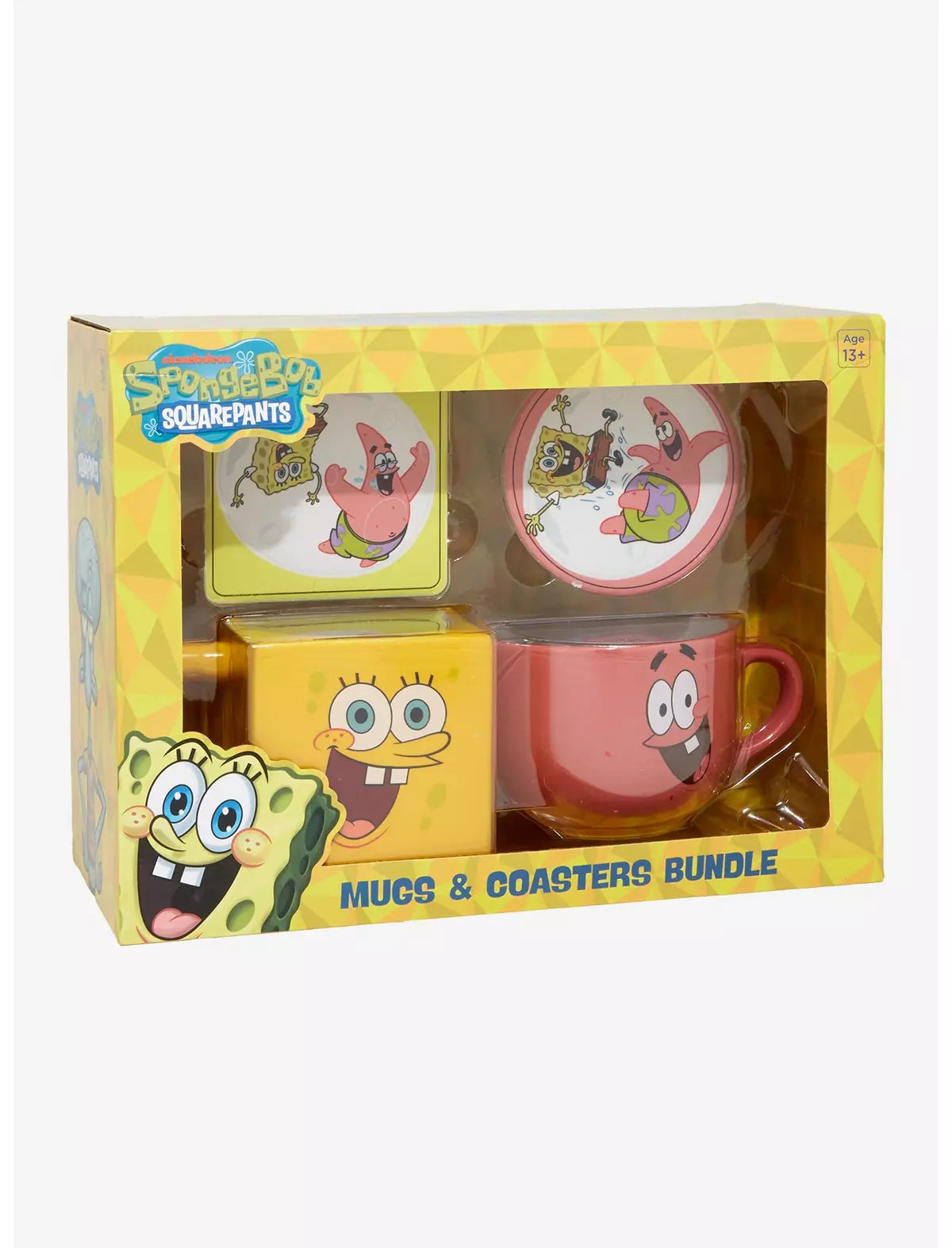 Bob Esponja Set De Taza Y Posavasos