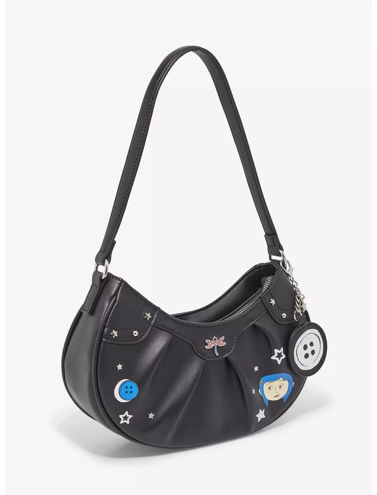 Coraline Key Chain Glow-In-The-Dark Bolsa Baguette