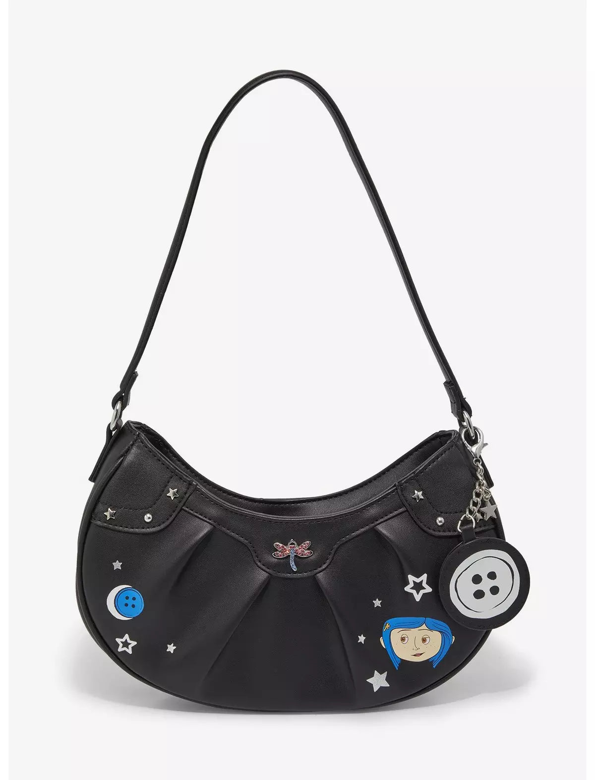 Coraline Key Chain Glow-In-The-Dark Bolsa Baguette