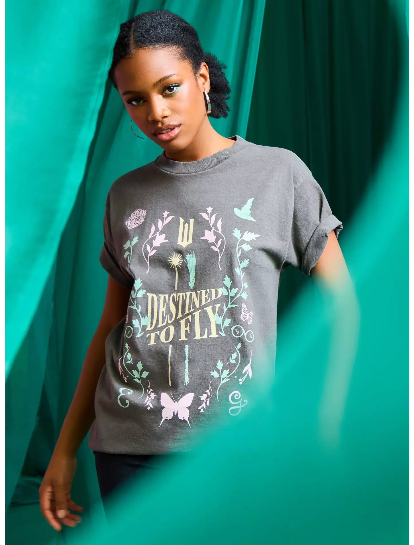Playera Wicked Destined to Fly para mujer