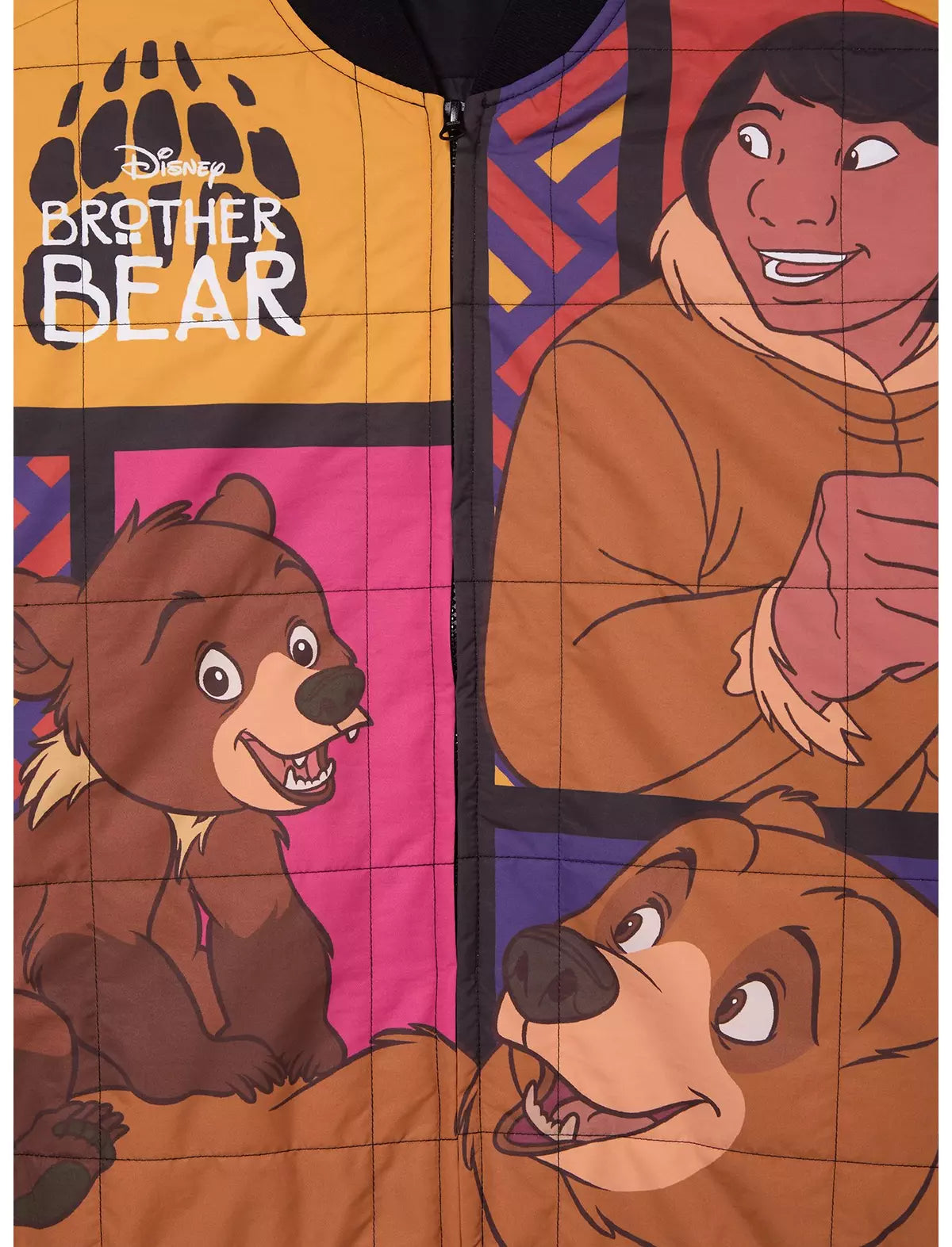 Brother Bear Retro Chamarra Tierra De Osos Parches