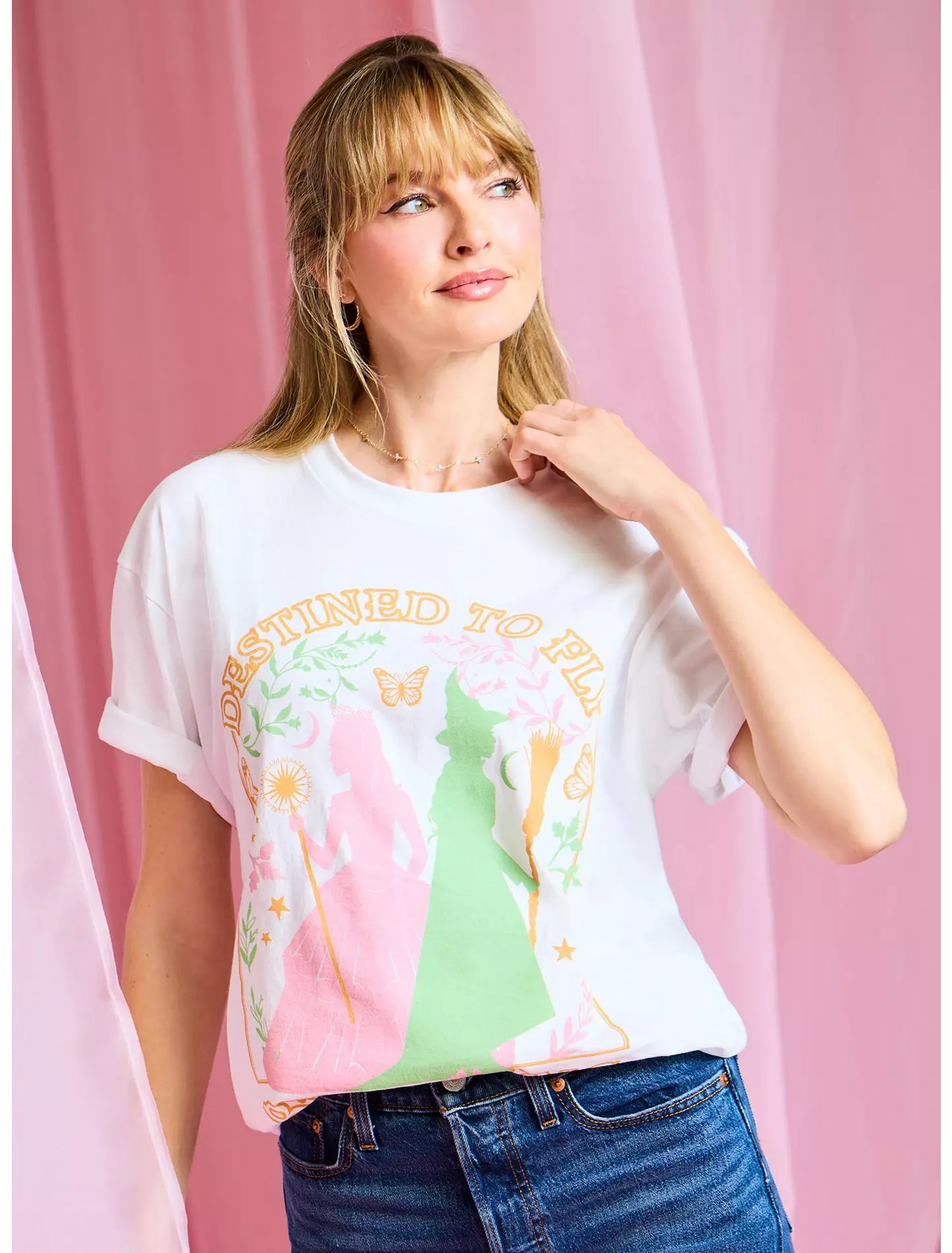 Wicked Elphaba y Glinda Siluetas Camiseta para Mujer
