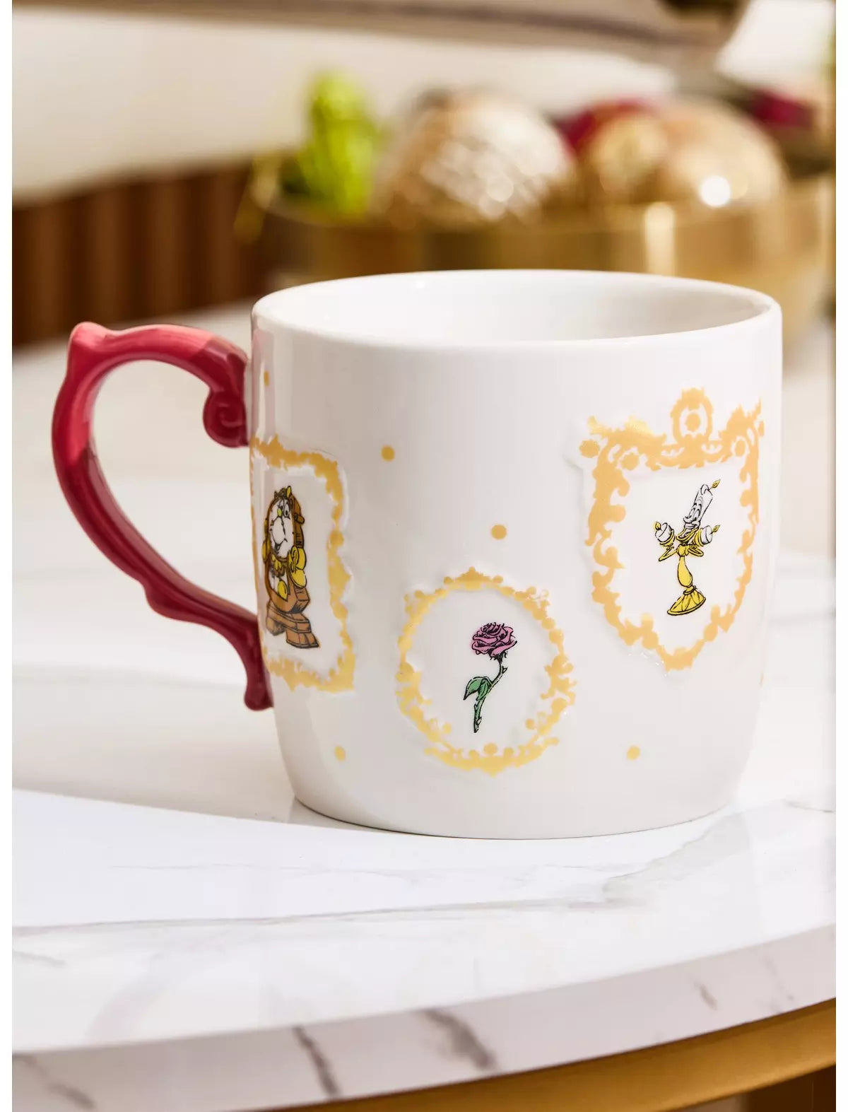 La Bella Y La Bestia Taza Marcos