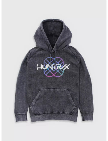 KPop Demon Hunters Huntrix Logo Mineral Wash Hoodie