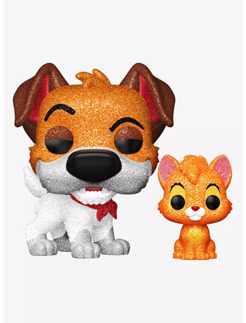 Funko Pop! Disney Oliver Y Compañia Dodger Y Oliver Diamond Collection