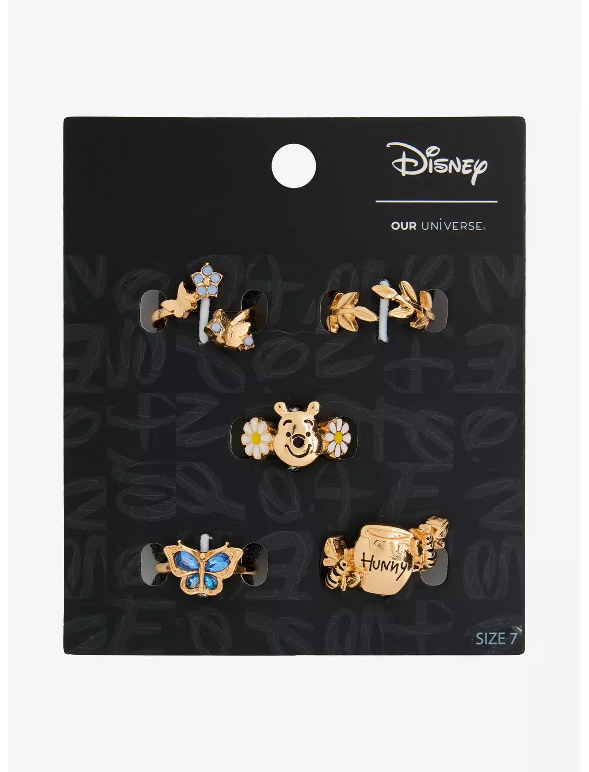 Winnie Pooh Set De Anillos