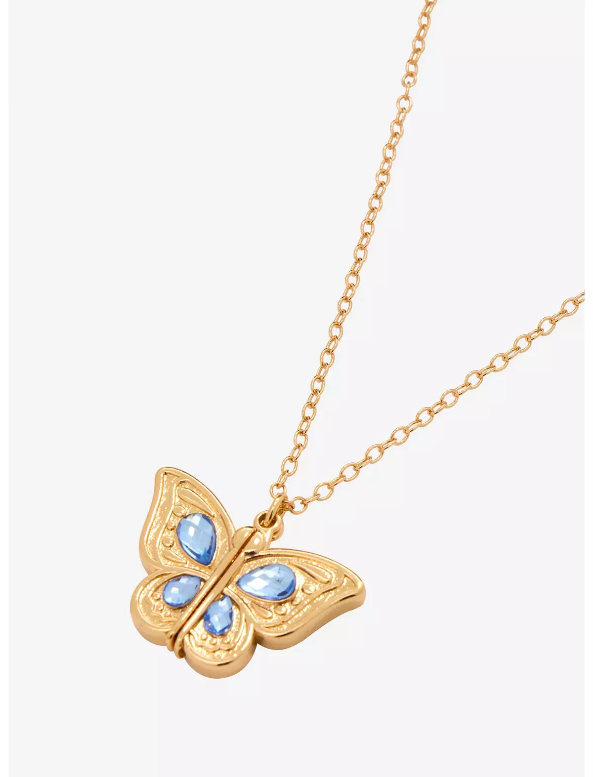 Winnie Pooh Collar Mariposa Relicario
