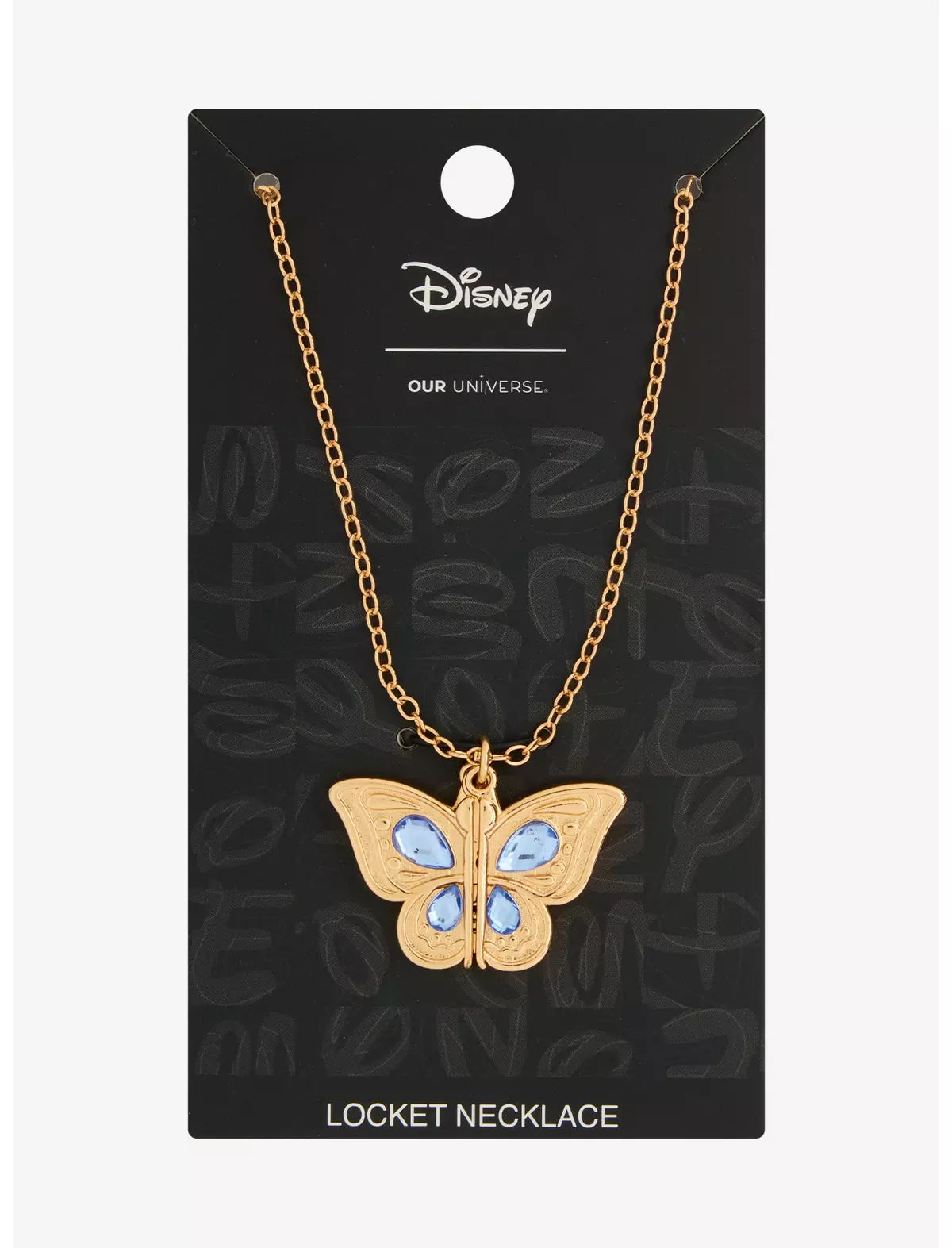 Winnie Pooh Collar Mariposa Relicario