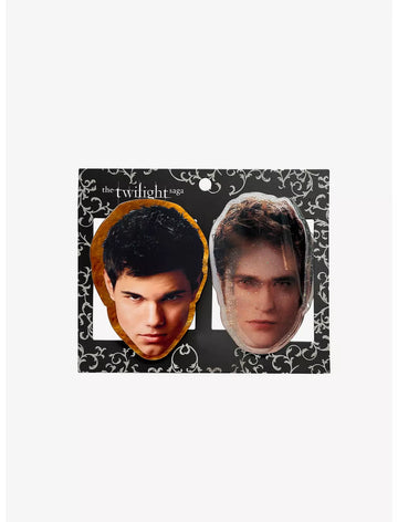 The Twilight Saga Edward & Jacob Broche Cabello Set Crepusculo