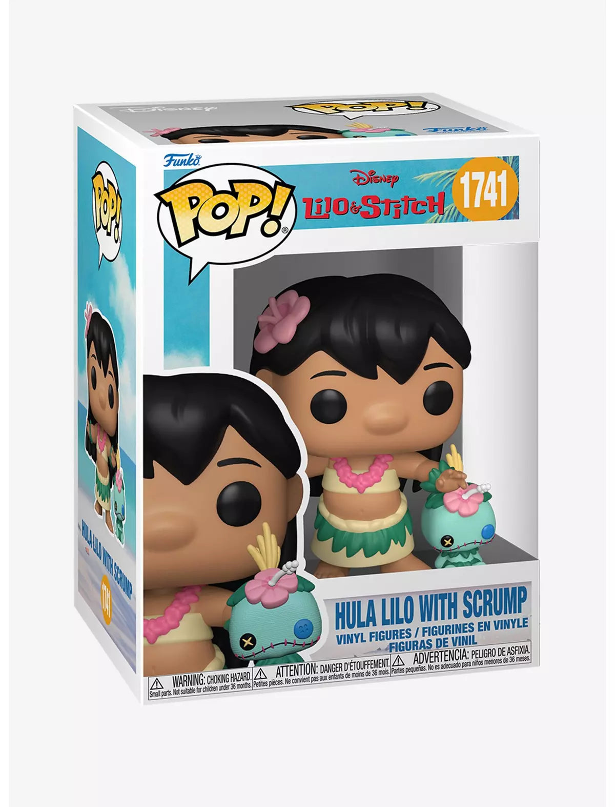 Funko Disney Lilo & Stitch Pop! Hula Lilo Con Scrump