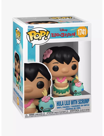 Funko Disney Lilo & Stitch Pop! Hula Lilo Con Scrump
