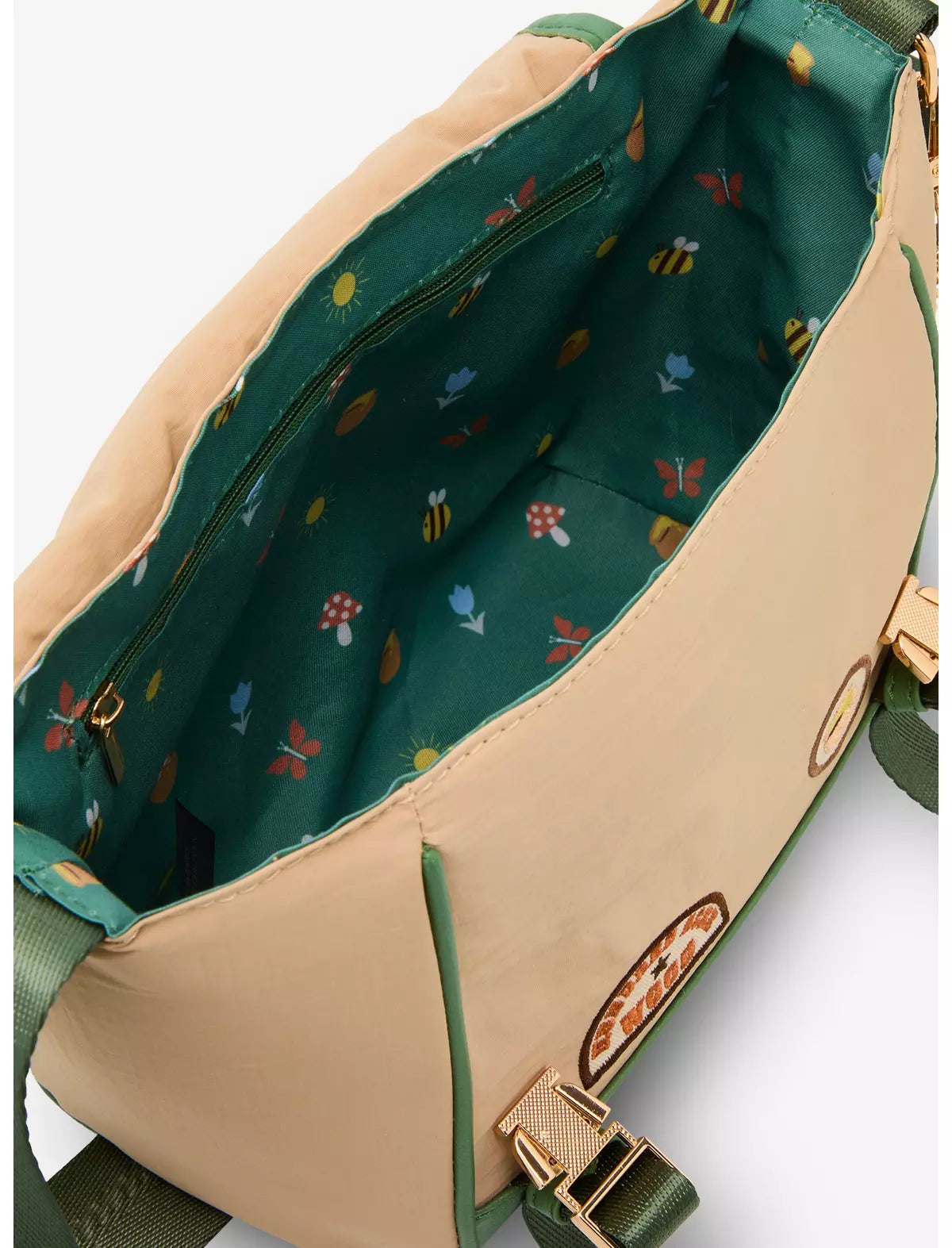 Winnie Pooh Bolsa Crossbody Patches