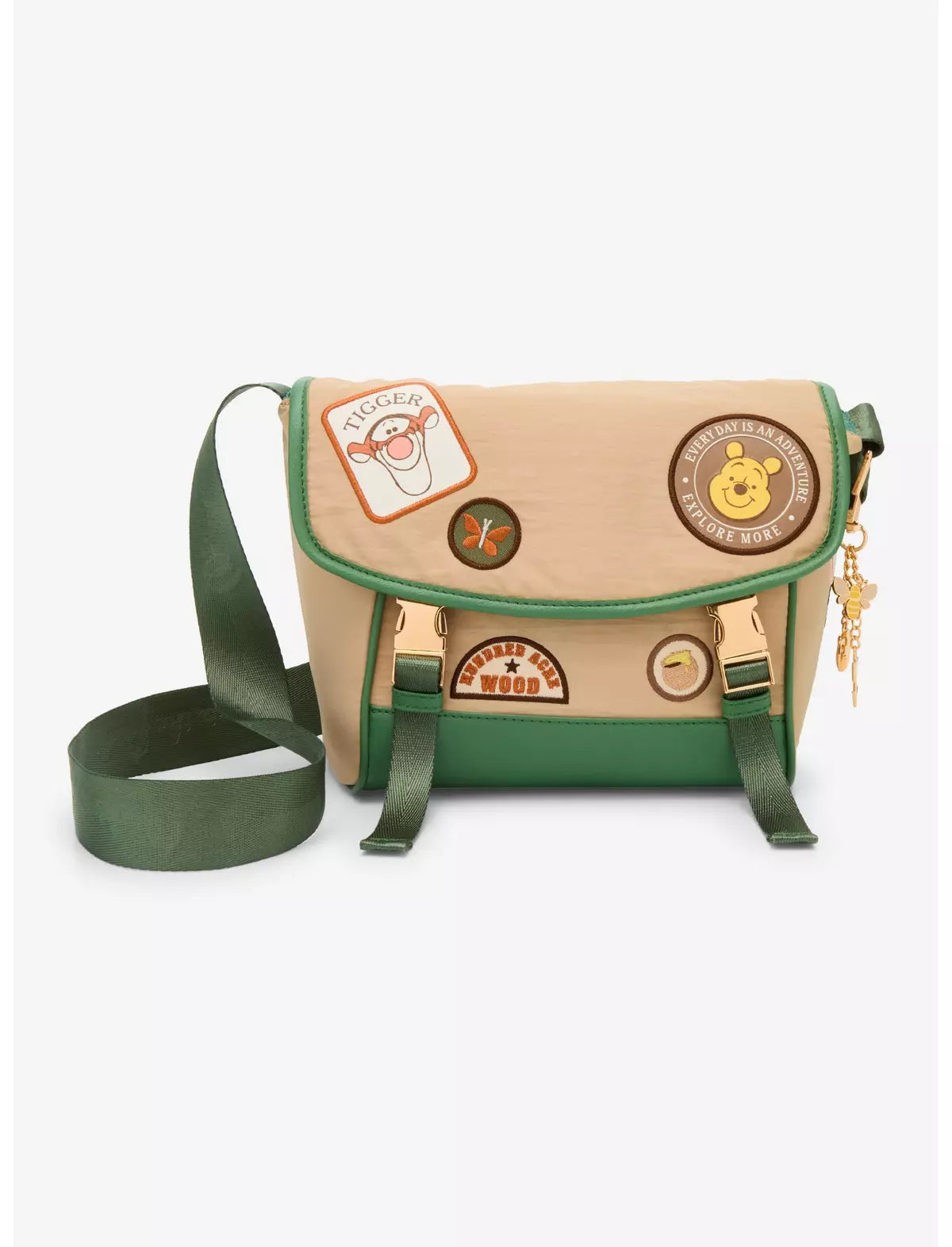 Winnie Pooh Bolsa Crossbody Patches