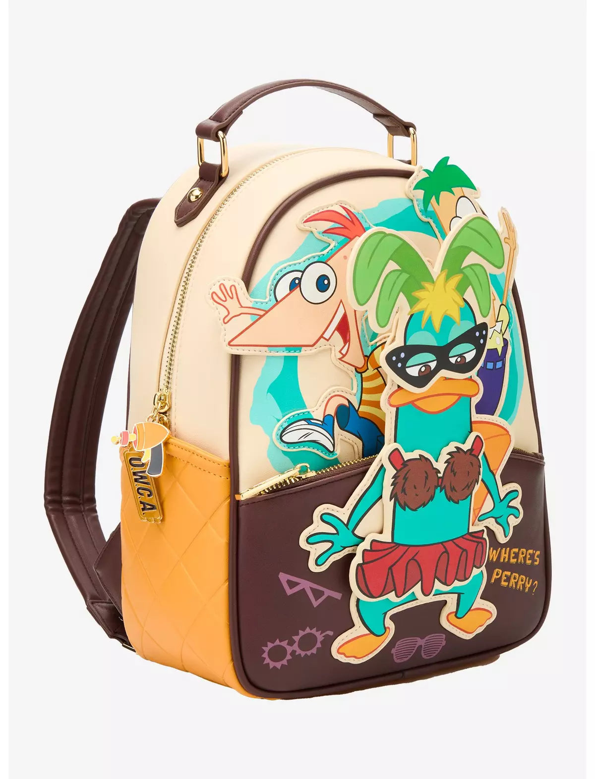 Disney Phineas and Ferb Perry Mochila Cambiadora