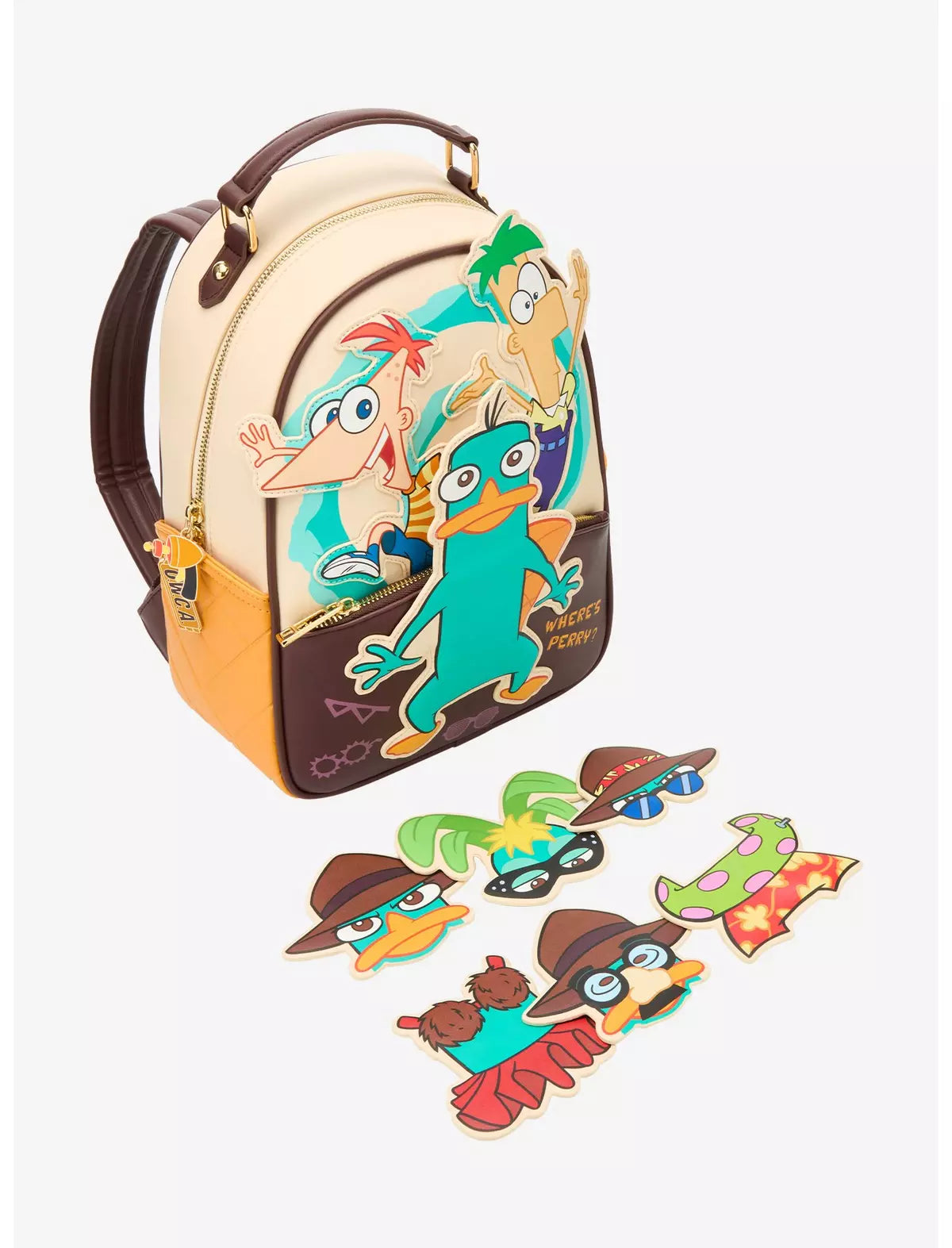 Disney Phineas and Ferb Perry Mochila Cambiadora