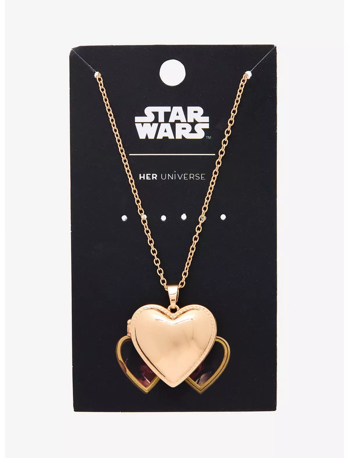Star Wars Padmé & Anakin Collar Relicario Corazon