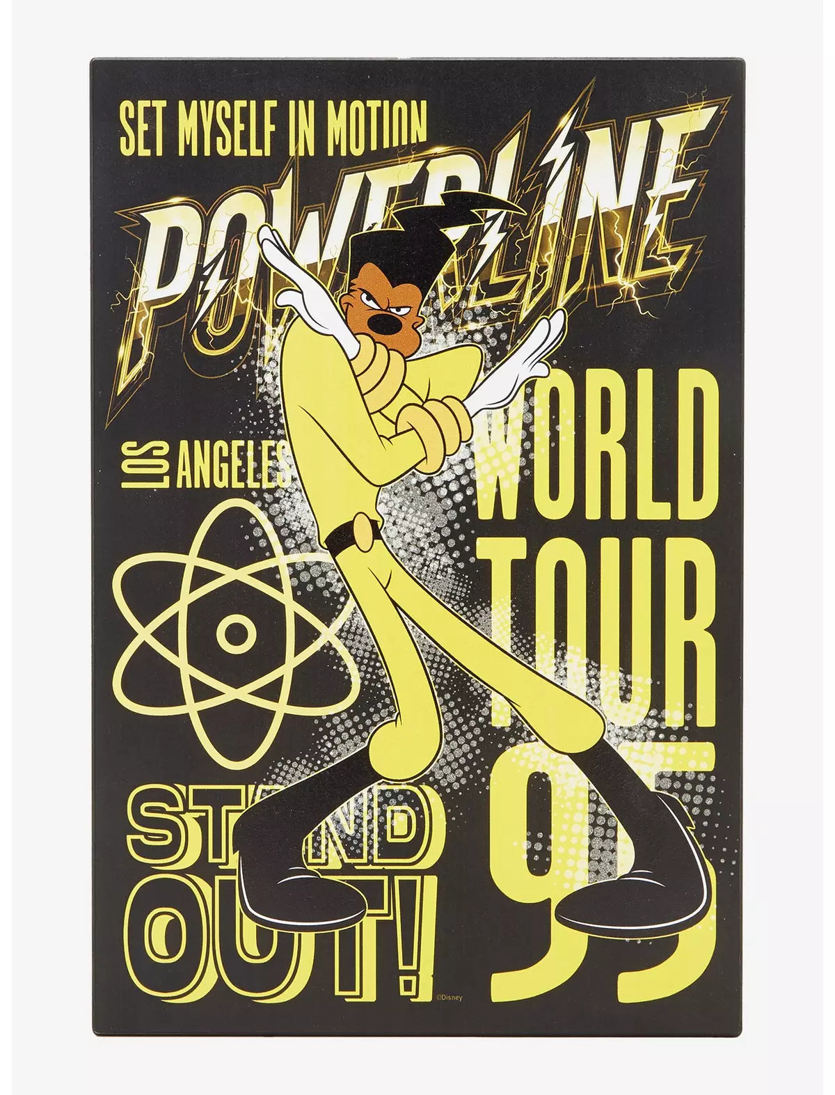 Disney A Goofy Movie Powerline World Tour Cuadro Para Colgar