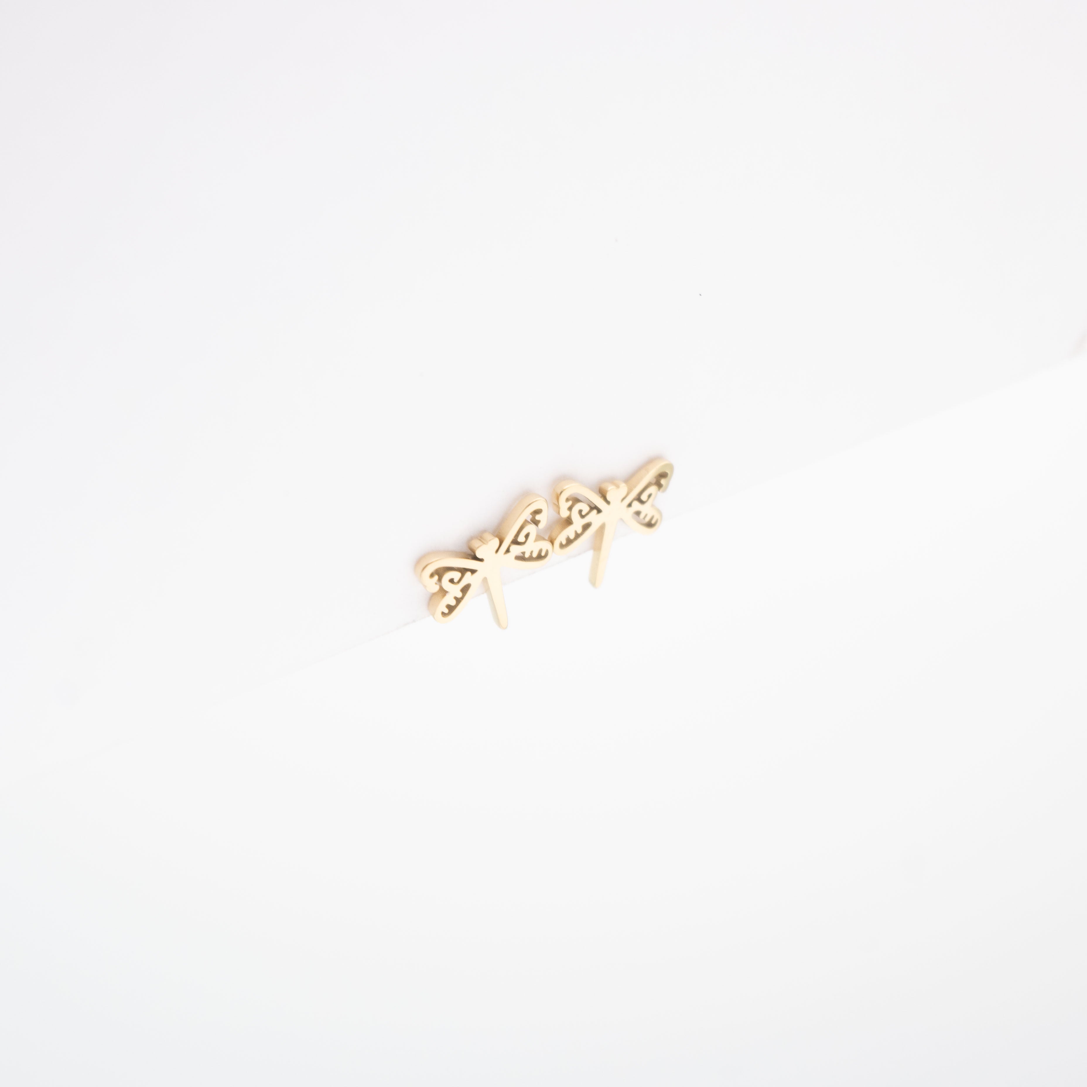 Aretes Dorados Insectos