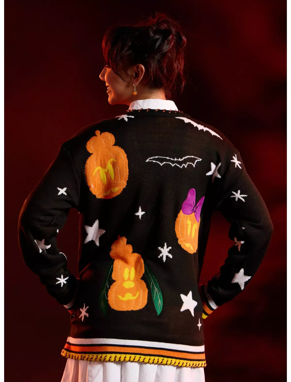 Sueter Calabaza Disney Mickey Mouse Con Luces