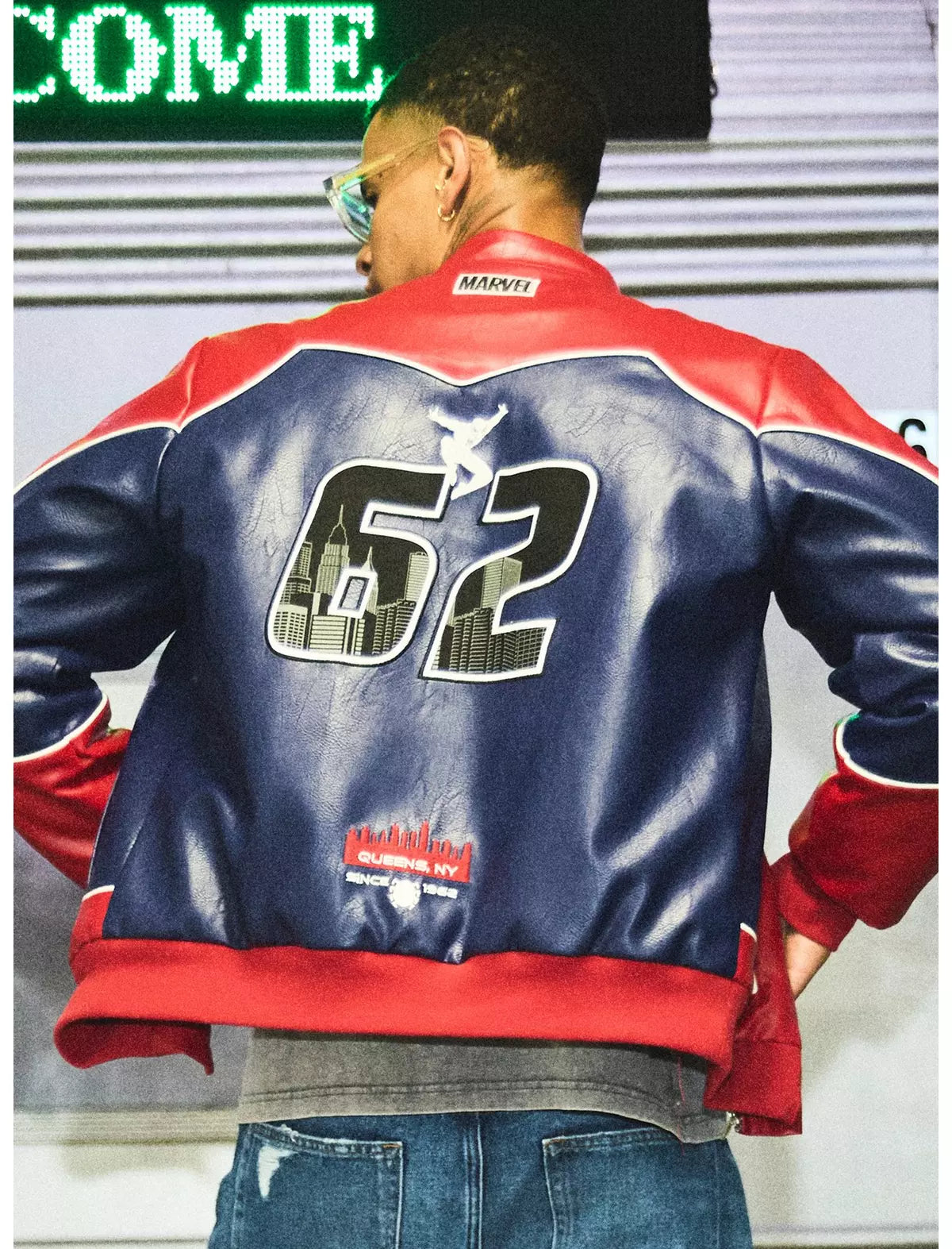 Spider Man Chaqueta De Piel Hombre Araña PRE ORDEN