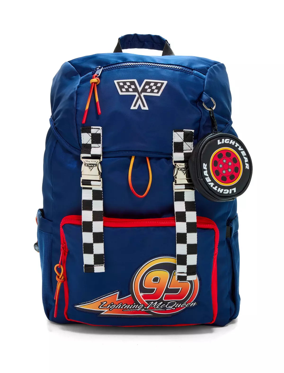 Cars Mochila Rayo Mcqueen Multibolsillo