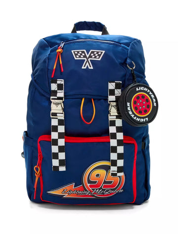 Cars Mochila Rayo Mcqueen Multibolsillo