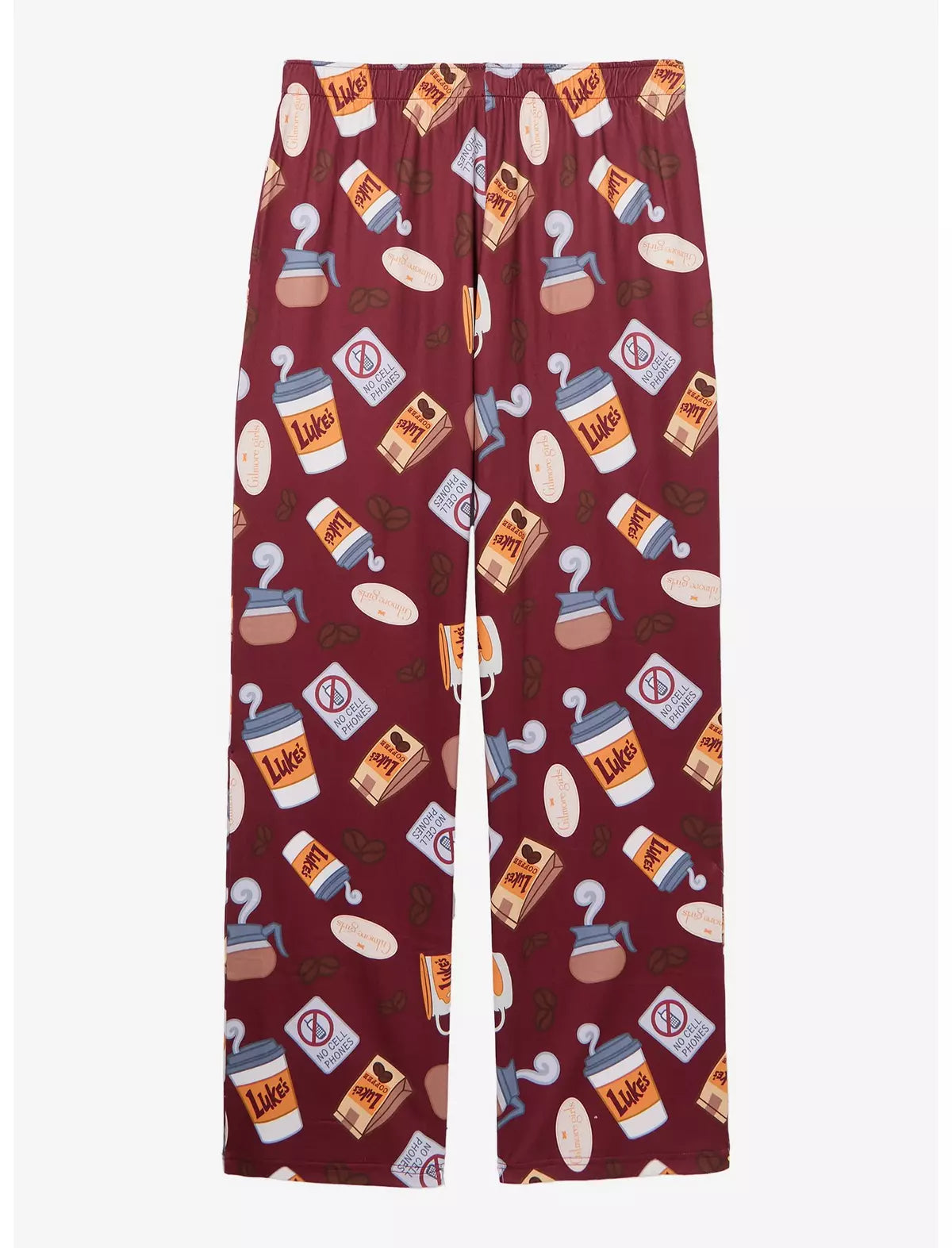 Gilmore Girls Pantalon Pijama Cafe Coffee Icons Allover
