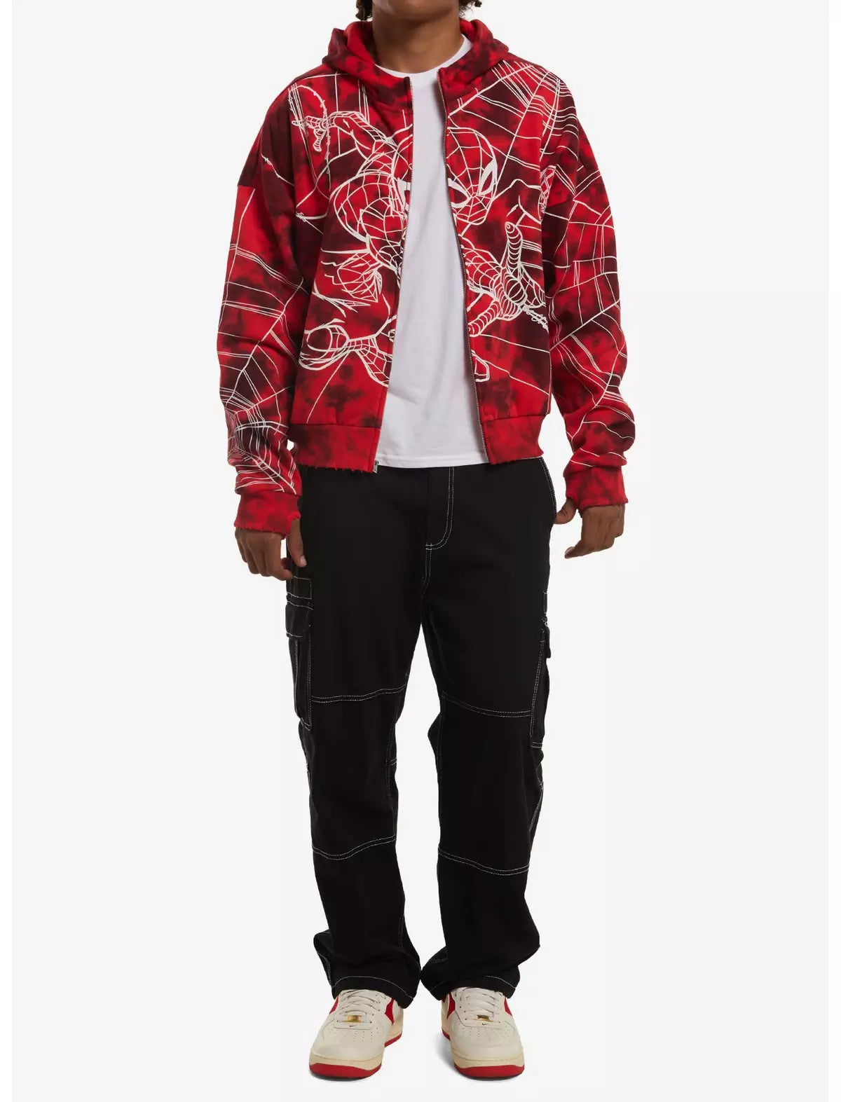 Spider-Man Tie-Dye Hoodie Hombre Araña
