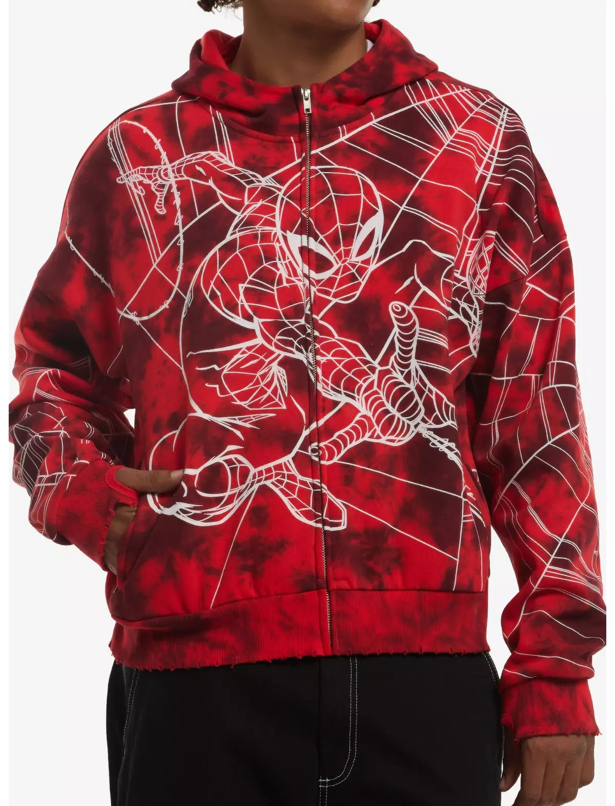 Spider-Man Tie-Dye Hoodie Hombre Araña