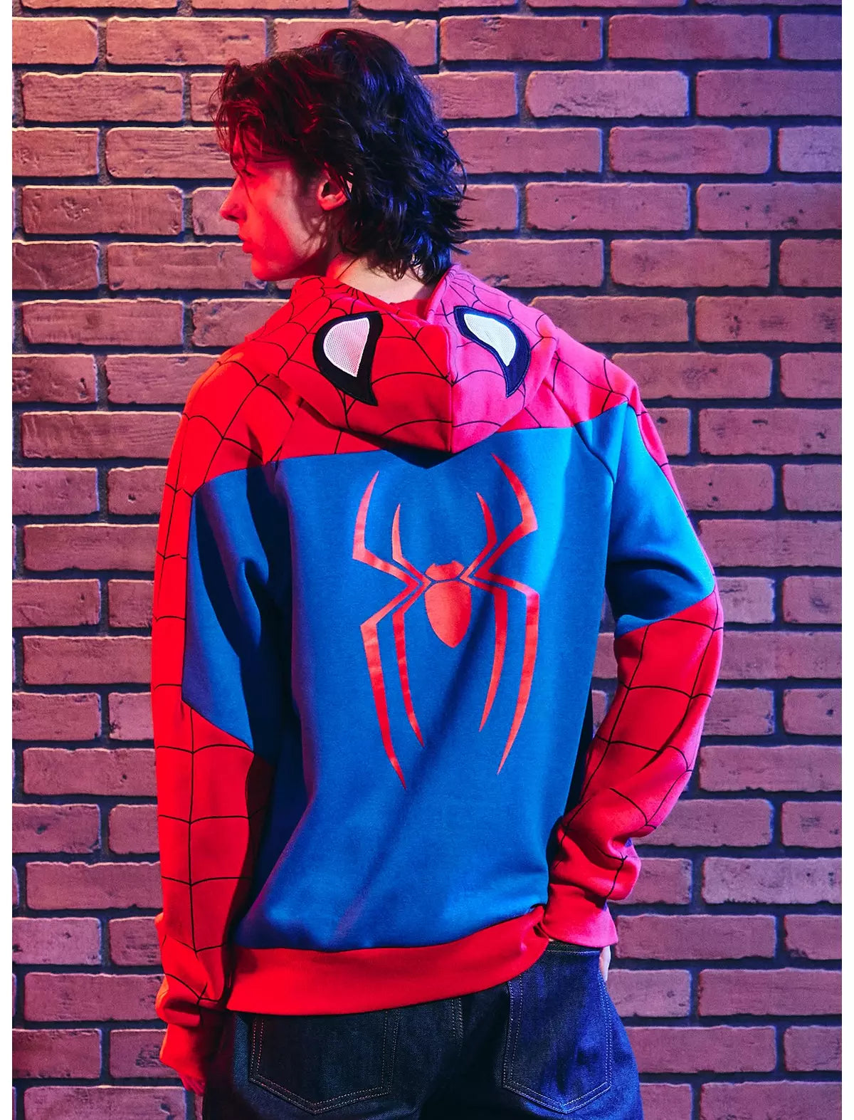 Spider Man Sudadera Con Capucha Hoodie Hombre Araña