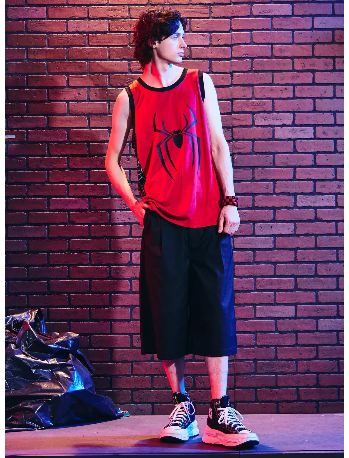 Spider Man Jersey Basketball Hombre Araña