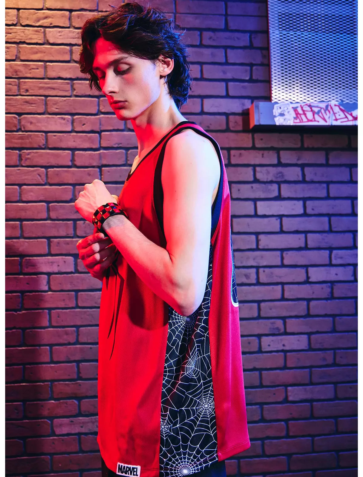 Spider Man Jersey Basketball Hombre Araña
