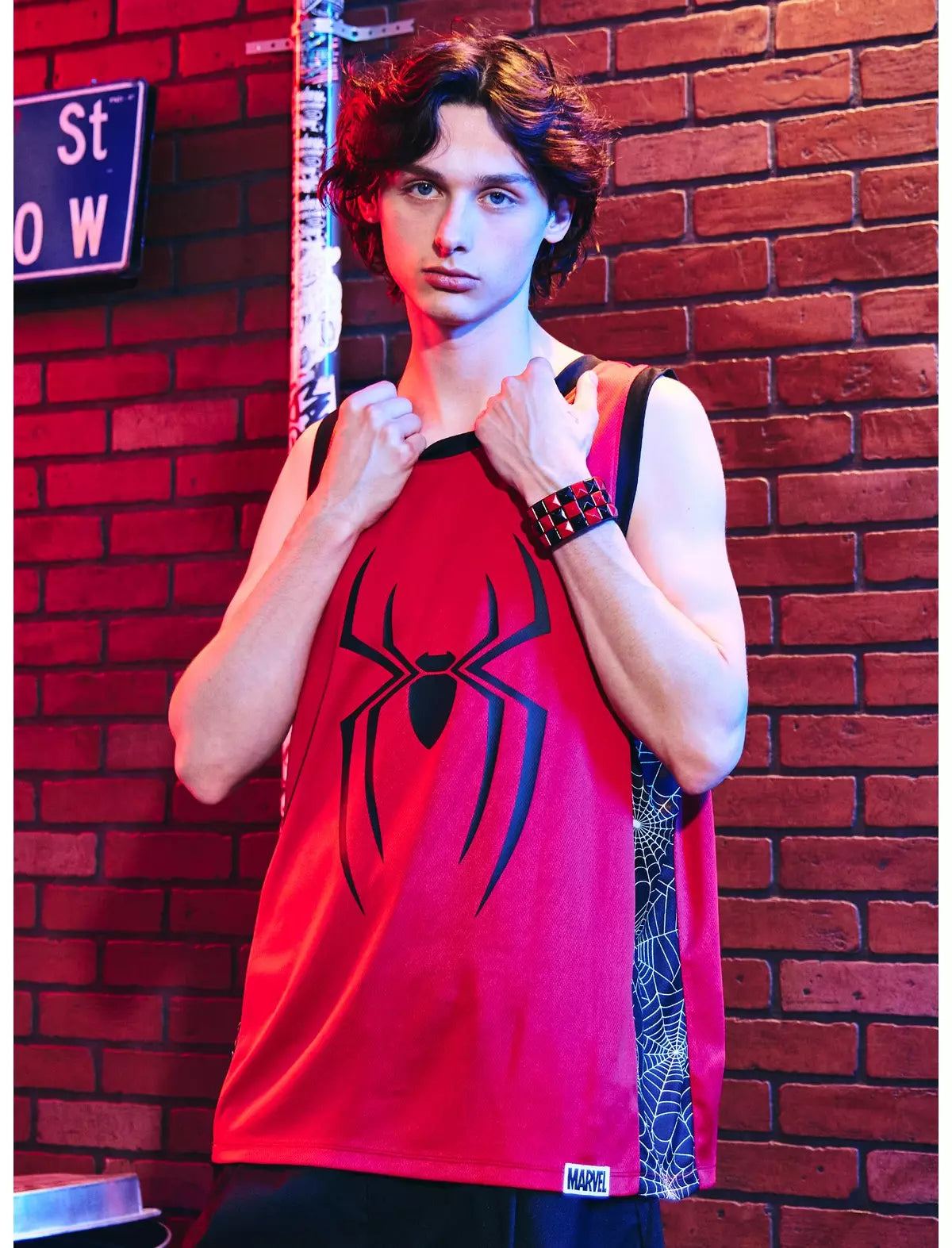 Spider Man Jersey Basketball Hombre Araña