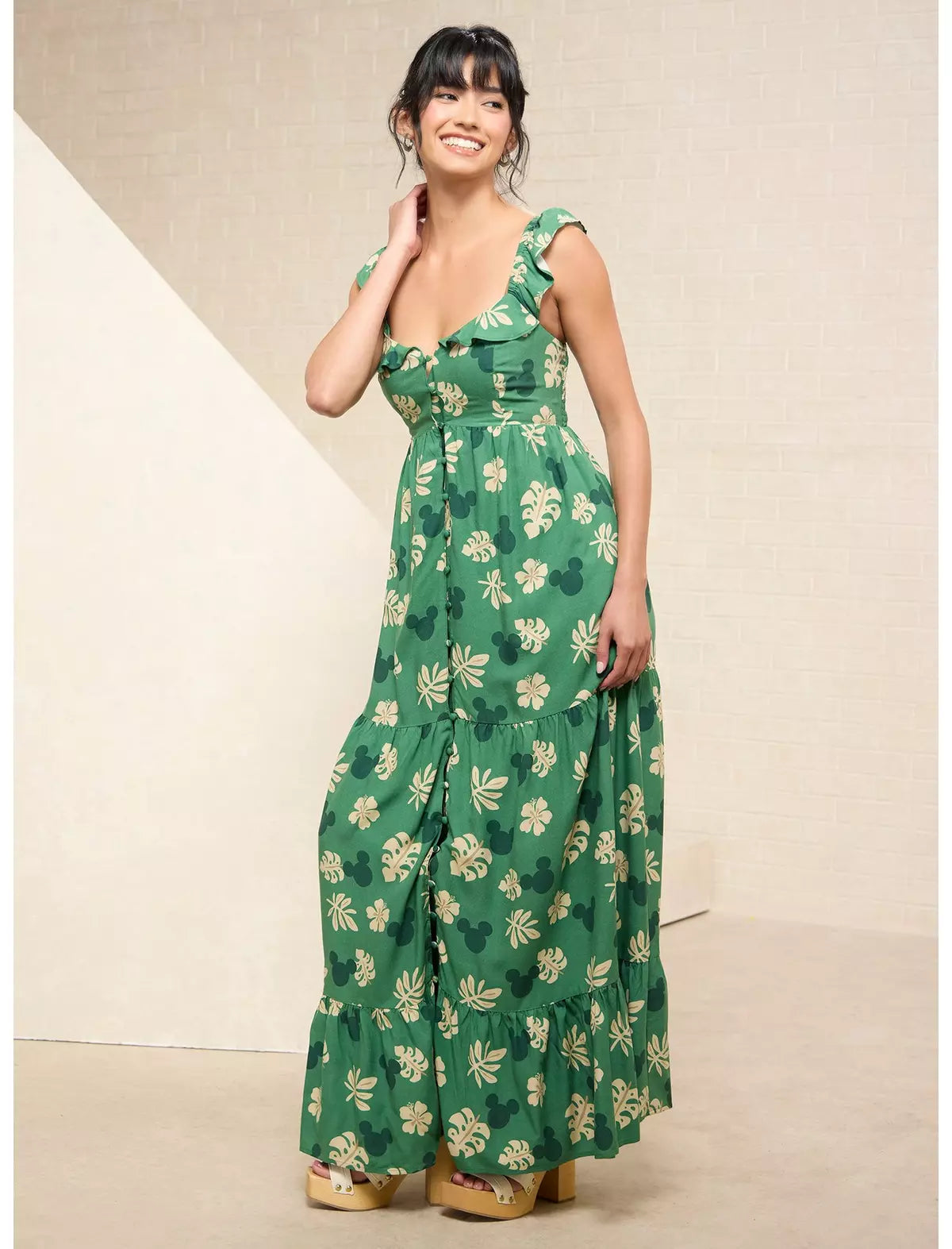 Mickey Mouse Maxi Vestido Disney