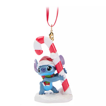 Stitch Caramelo Ornamento Navideño Adorno