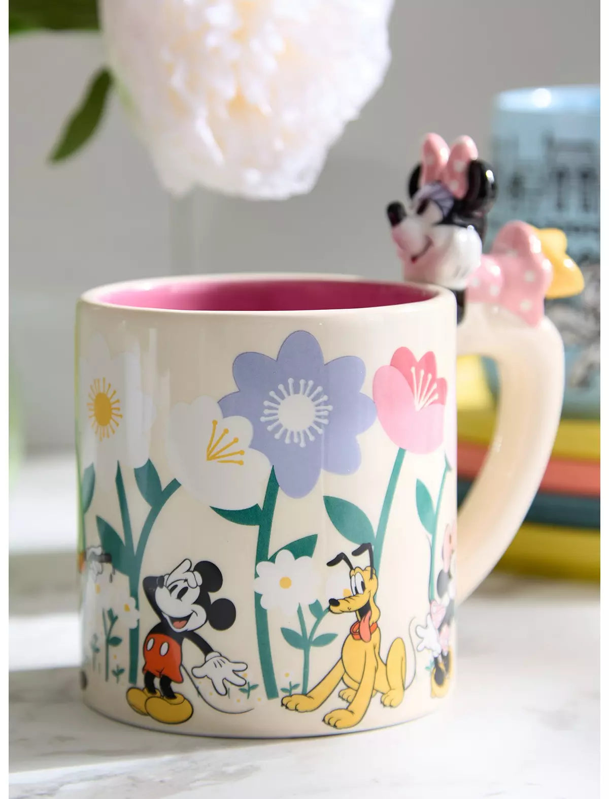 Minnie Mouse Taza 3D Floral