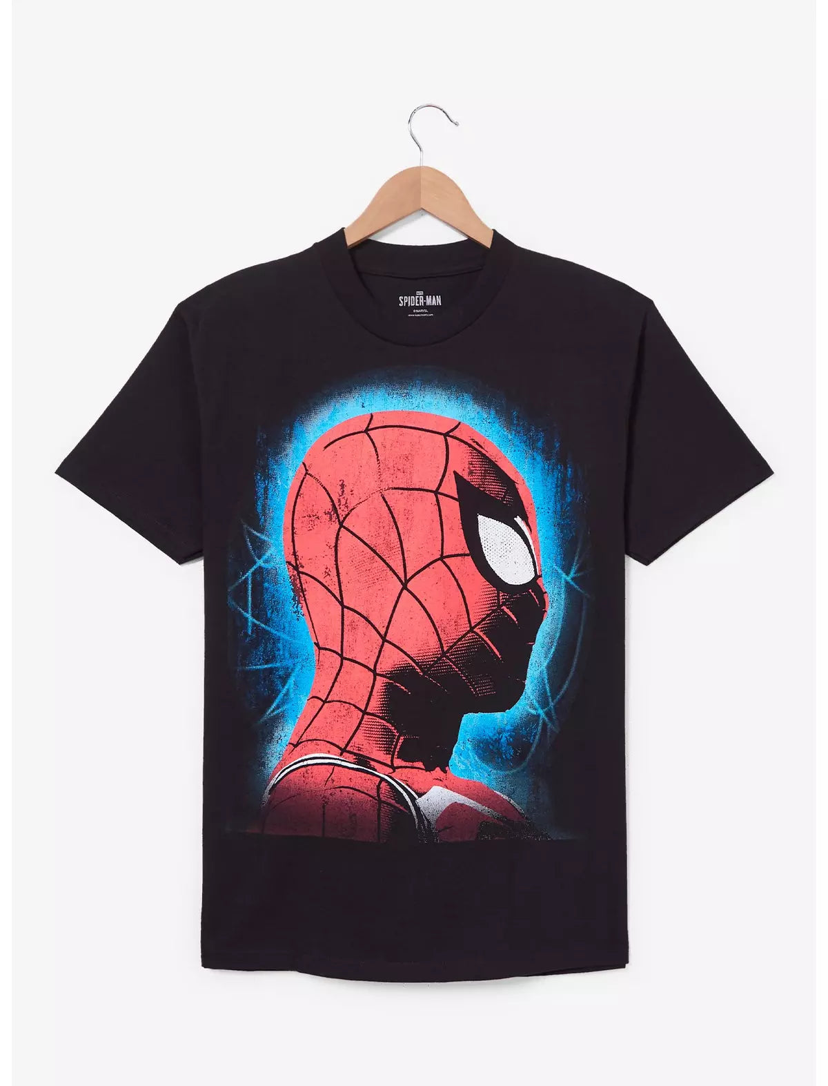 Marvel Spider-Man Mask Portrait T-Shirt Camisa Hombre Araña