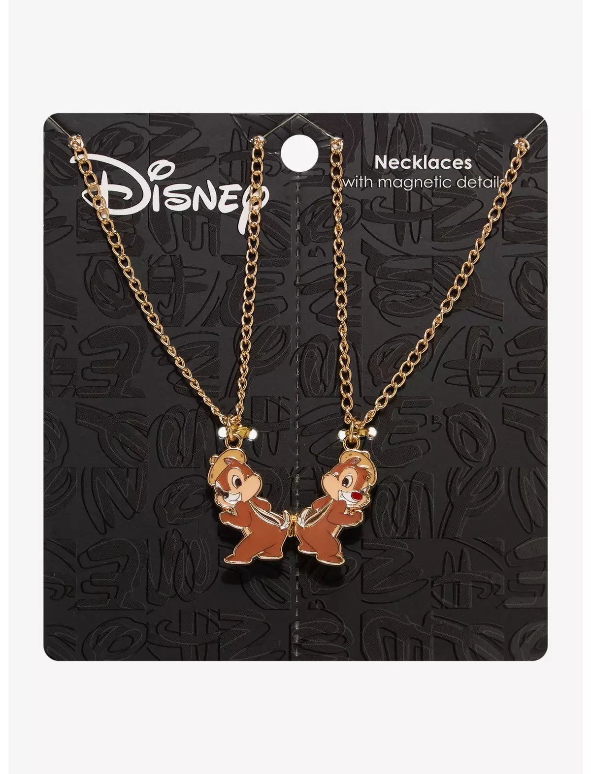 Chip & Dale Bestie Charms Magneticos Collar Set