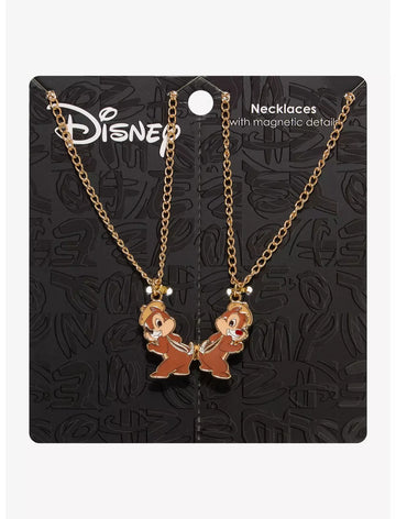 Chip & Dale Bestie Charms Magneticos Collar Set