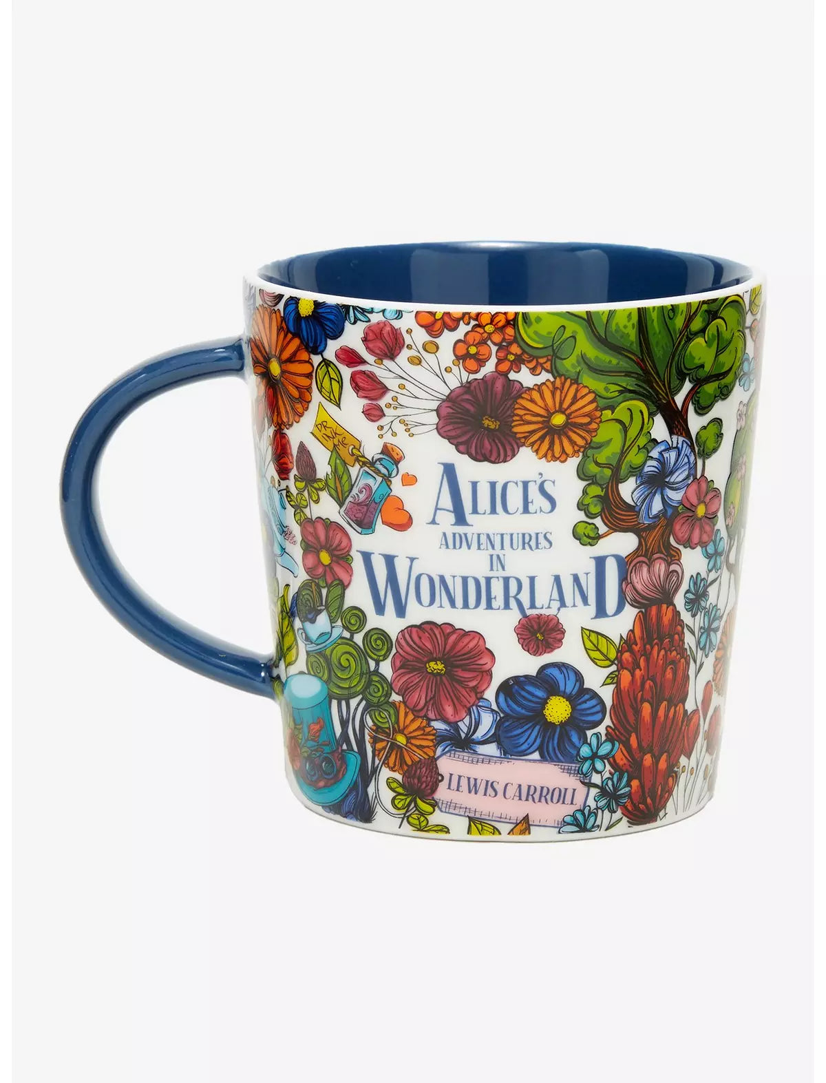 Alicia En El Pais De Las Maravillas Taza Floral