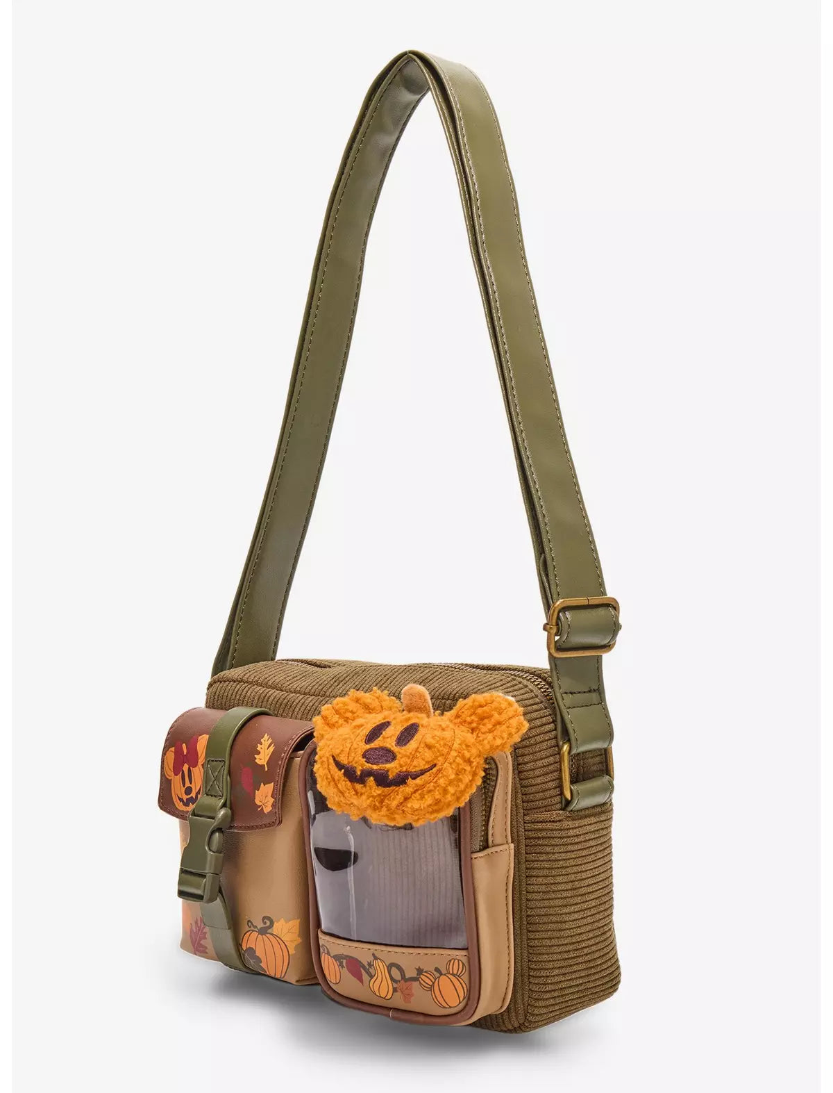 Mickey Mouse Bolsa Peluche Crossbody Calabaza