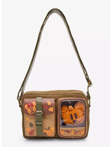 Mickey Mouse Bolsa Peluche Crossbody Calabaza
