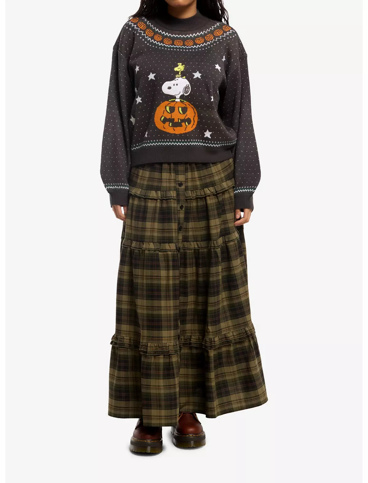 Peanuts Halloween Snoopy & Woodstock Vintage Sueter